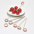 Eco friendly hot sale natural bamboo knot skewers sticks